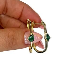 Large Oval Hoop Earrings